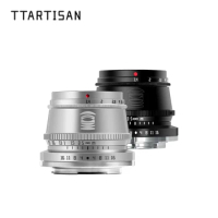 TTArtisan 35mm F1.4 APS-C Manual Focus Silver Cameras Lens for Sony E Fujifilm Fuji X Nikon Z M4/3 Leica L SIGMA Canon M R EOSM