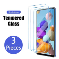3PCS Tempered Glass On Samsung Galaxy A01 A11 A12 A21S A31 A51 A71 4G Screen protector Glass For Samsung A14 A34 A54 A32 A52 A72