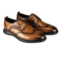 【Waltz】上班族首選 超寬楦系列 輕量舒適皮鞋 紳士鞋(514079-06 華爾滋皮鞋)