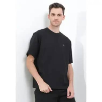 Hush Puppies Kaos Pria Script Black 2XL