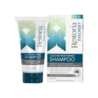New Original Restoria Discreet Colour Restoring Shampoo Care 147ml Reduce Grey Hair for Men and Women