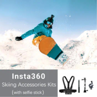 Skiing Sports Accessories Insta360 Action Camera Recording Accessory for GoPro Max Hero 9 8 7 6 Insta360 ONE R/ONE X2 DJI Osmo