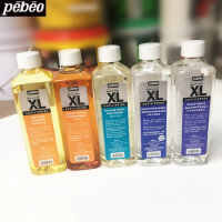 Pebeo 500ML Oil Paint Medium Clear Varnish Linseed Oil Mineral Oil Thinner inodore Odorless Thinner Drawing Auxiliary Supplies