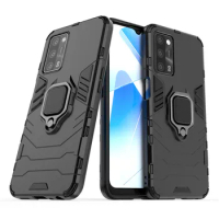 Shockproof Bumper For OPPO A55 5G Case For OPPO A55 5G Cover Armor Silicone Stand Protective Phone Cover For OPPO A55 5G Fundas