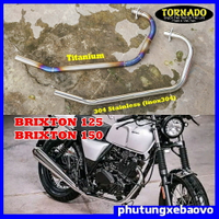 Brixton 150, Brixton 125, BX125, BX150 排氣歧管,TORNADO 品牌,材料 TI