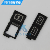Original New Replacement For Sony Xperia Z5premium E6883 E6853 E6833 Sim Card Reader Holder Sim Tray