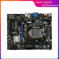 Used LGA 1156 For Intel H55 H55M-E23 M-ATX Computer USB2.0 SATA2 Motherboard DDR3 8G Desktop Mainboard