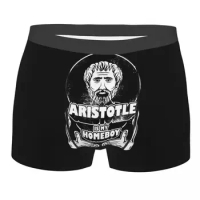 Philosophy Metaphysica Men's Panties Aristotle Is My Homeboy Men Boxer Underwear Cotton for Male Large Size Lot Soft