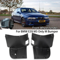 For BMW E39 M5 Only M Bumper Left+Right Pair Front Bumper Splash Panel Liner Trim Wheel Fender Kits
