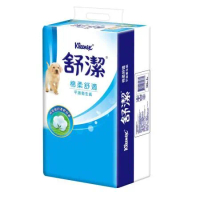 【Kleenex 舒潔】棉柔舒適平版衛生紙 300抽x6包/串