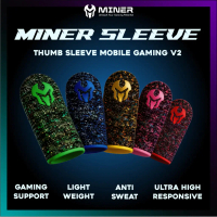 Miner Sarung Jempol Gaming Reflective V2 - Sarung Jempolnya Pro Gamers | Anti Keringat & Ultra Respo