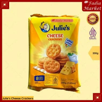Julies Cheese Crackers Biscuit Bulat Malaysia 200g