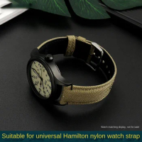 Universal 20mm nylon strap for TIMEX Hamilton Seiko Omega Citizen Casio Longines Tissot nylon leather bottom watch chain for men