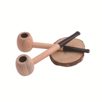 Portable Hand Wood Tobacco Pipe Carving Chimney Filter Wood Smoking Pipes Cigar Narguile Grinder Smoke Cigarette Holder
