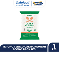 Tepung Terigu Cakra Kembar Econo Pack 1 kg