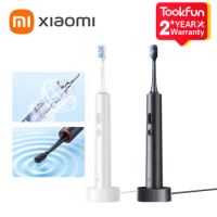 XIAOMI MIJIA Sonic Electric Toothbrush T501/T501C Smart Brush Ultrasonic Whitening Teeth Vibrator Wireless Oral Hygiene Cleaner