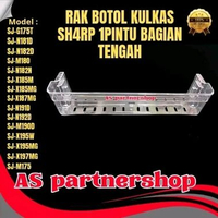 rak botol kulkas sharp 1pintu bagian tengah dan bawah original 501 RAK BOTOL TENGAH