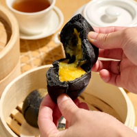 【台北美福大飯店】黑金流沙包8入