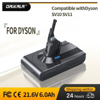 Original Dyson V7 Battery 21.6V 6800mAh Li-lon Rechargeable Battery for Dyson V7 Battery Animal Pro Vacuum Cleaner Replacement