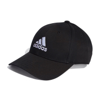 adidas 棒球帽 Twill Baseball Cap 黑 白 棉質 可調帽圍 老帽 帽子 愛迪達 II3513