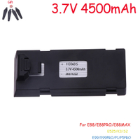 Brand new 3.7V 4500mAh Rechargeable Li-ion RC E88 E88PRO E99 P1 K3 P10 A13 S98 E525 RC Parts Battery