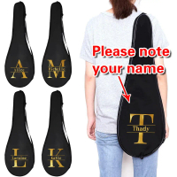 Customized name badminton racquet bag Badminton Tennis Racket Badminton Racket Backpacks Golden Name