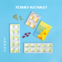Combo Tomo Kenko Vitamin D3 1000 IU 2 Strip & Vitamin C 500 mg 1 Box