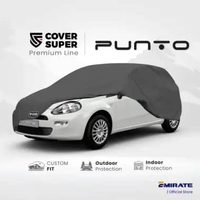 Sarung Mobil Fiat Punto / Cover Mobil Fiat Punto Polyester Premium CoverSuper PrimeSoft Abu
