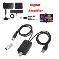 HDTV Antenna Amplifier 4K Low Noise High Gain TV Signal Amplifier UHD Televisions Accessories