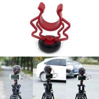 2PCS Universal Microphone Wavy Shock Mount Adapter Plastic Microphone Bracket Mount Replacement for Boya By-mm1