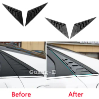 Car Side Window Louvers Air Vent Shades Cover Decoration Auto Exterior Accessories For Hyundai Elantra Avante 2021 2022 2023