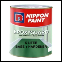 Ready Nippon Paint Epoxy Guard 5L Cat Lantai / Custom Warna Original