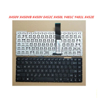 New English Layout Keyboard Replacement For Asus X450V X450VB K450V E452C X450L Y481C Y481L X452E