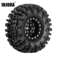 INJORA Swamp Claw 70*27mm S5 Mud Terrain 1.3" Wheel Tires Set for 1/18 1/24 RC Crawler Car