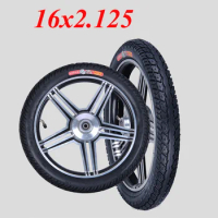 Electric Bicycle 16x2.125 Tire Inner Outer Tube 16 Inch 57-305 CST Explosion Proof Wear Resistant Tyre Parts