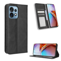 Wallet Leather For Motorola Edge 40 Pro Moto Edge 40 Neo Case Magnetic Flip Book Stand Card Protection Cover