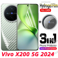 Filem Hidrogel Penutup Penuh, Vivo X200 5G 2024, Untuk Vivo X200 dan VivoX200, X 200 200X Pro Mini 4