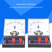 Educational Voltage Meter And Current Meter Plastic Voltmeter Ammeter for Physics Circuit Experiment