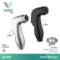 VONE LITE JS-882 Toilet Jet Shower Bidet Chrome Black Kamar Mandi JS-882 C