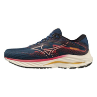 Mizuno Wave Rider 27 [J1GC230308] 男 慢跑鞋 運動 路跑 一般型 避震 穩定 深藍