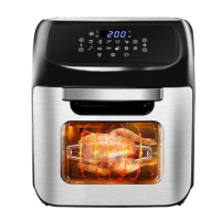 1800W 12L Digital Air Fryer Oven Oilless Cooker Multi-function High Quality Air Fryer Toaster With 12 Cooking Recipes
