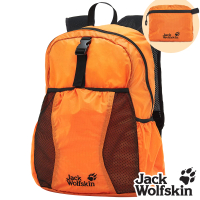 【Jack wolfskin 飛狼】可收納輕便攻頂包 健行背包 17L(橘色)
