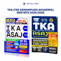 Buku Ujian SMP/MTs 2026 / Modul Intensif Bank Soal TKA (UN) + ASAJ (US) SMP / MTs 2026 / EDU PENGUIN