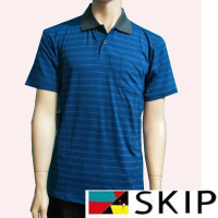SKIP 四季織 咖啡紗竹炭男POLO衫(除臭)