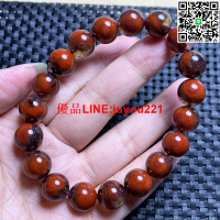 天然荊棘玫瑰極光23單圈手錬紫幽靈手串金鈦髮晶紫晶水晶飾品男女
