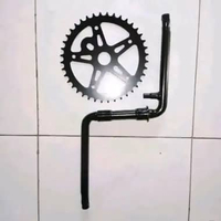 Gir sepeda BMX 44 T As Langsung As Bengkok - Gir depan sepeda BMX 44 T As Langsung As bengkok - Cran