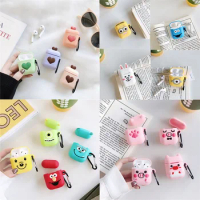 For Airpods 2 Case Cover Cartoon Cute Wireless Bluetooth Earphone Protective Case Cover Box Headphones for Apple Airpods 1 2