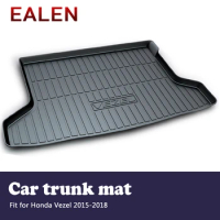 EALEN For Honda Vezel 2015 2016 2017 2018 Styling Boot Liner Waterproof Anti-slip mat Accessories 1Set Car Cargo rear trunk mat