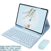Funda for Samsung Galaxy Tab A8 10 5 2021 Tablet Case for Galaxy Tab A8 SM-X200 Russian Arabic Korean Spanish Hebrew Keyboard
