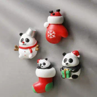 Cute Fridge Magnet Cartoon Panda Magnetic Sticker for Kitchen Refrigerator Sticker Refrigerator Magnet наклейки на холодильник